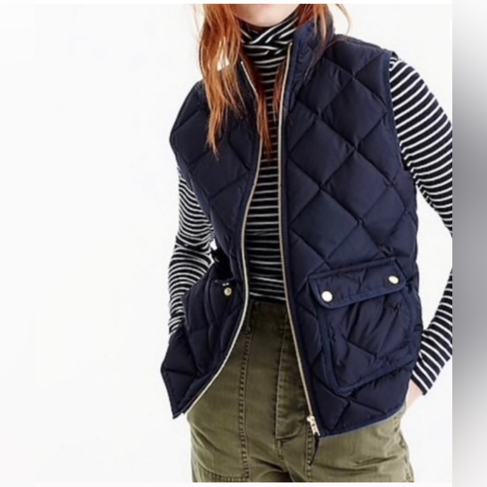 3 Vests English Countryside Equestrian Sherpa Faux Fur Winter Layer Navy Grey